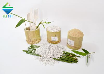 Vaisselle bio jetable élégante en bambou compostable