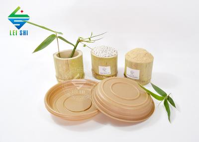 Assiettes de vaisselle en bambou à usage unique compostables durables