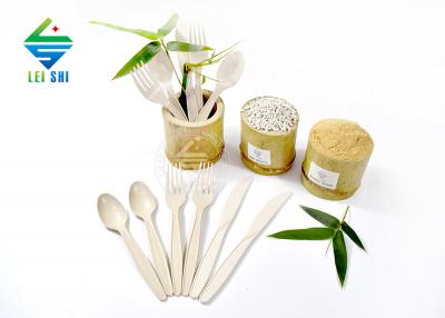 Fête de qualité alimentaire compostable bambou 100% vaisselle biodégradable couteau/fourchette/cuillère