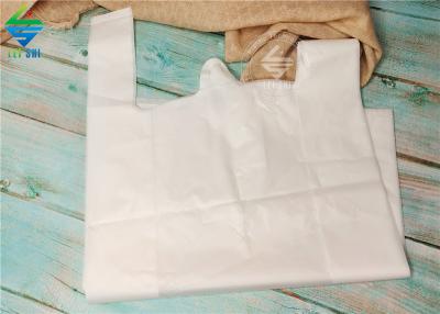 Le gilet compostable matériel biodégradable en bambou portent des sacs à provisions